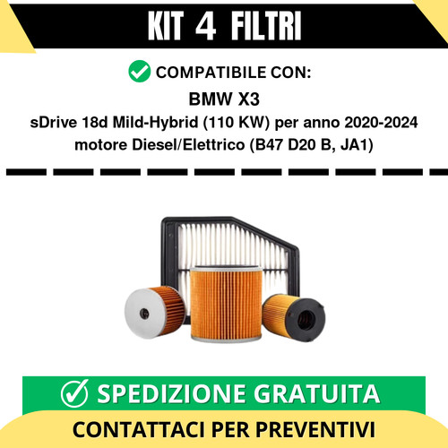 Kit filtri tagliando - tagliando, per