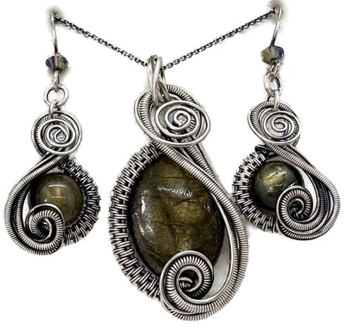 Set collana orecchini in - collana,