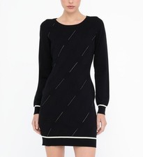 Abito in maglia con strass