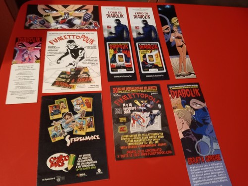 Diabolik cartoline segnalibri - cartoline,