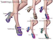 SCARPE DONNA Sandali TRONCHETTI SPUNTATI FIOCCHI BICOLORE Tacchi Alti 14 COD 430