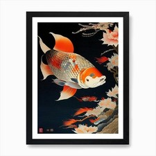 Quadro Asagi Koi Fish 2, Ukiyo