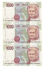 LOTTO X3  1000 LIRE MONTESSORI