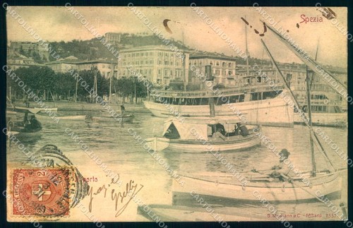 Spezia città barche - la,