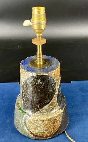 Lampe vintage grès - vintage, signée