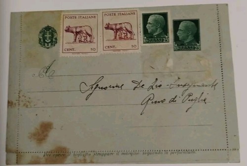Biglietto postale cent - biglietto,