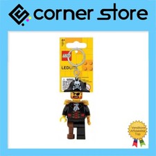 Lego - Porta Chiave - Portachiavi con Led - Torcia - h 8cm-Pirata Capitan Uncino