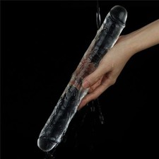 Dildo Fallo Doppio Trasparente