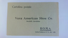 Cartolina Pubblicitaria Scarpe Americane Roma Corso Umberto c17
