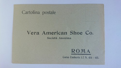 Cartolina pubblicitaria scarpe - cartolina,