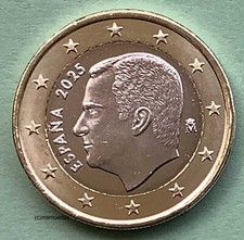 Spagna moneta euro - da, 1