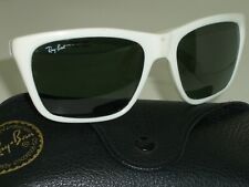 OCCHIALI DA SOLE SCI 56mm VINTAGE B&L RAY-BAN FRANCE BIANCO G15 UV-CRYSTAL CATS 3000