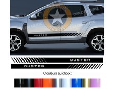 2 X BANDES BAS DE CAISSE POUR DACIA DUSTER 4WD AUTOCOLLANT STICKER BD500-11*