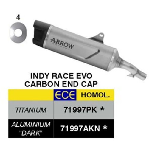 Marmitta arrow indy race evo - race,