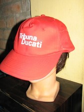 Vintage Ducati  tribuna corse Moto GP racing team  cotton hat cap