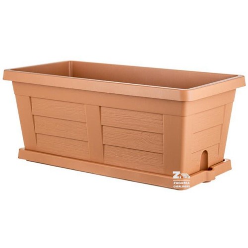 Vaso fioriera rettangolare - rettangolare, con
