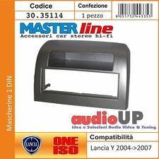 MASCHERINA RADIO UN DIN LANCIA YPSILON DAL 2004 AL 2007 ADATTATORE 1 DIN 