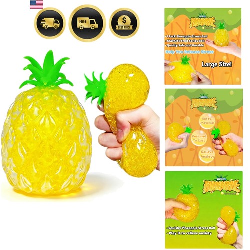 Pineapple squishy stress - pineapple, balls