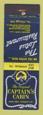 Copertina Matchbook - Captain's Cabin Haymarket Londra Regno Unito INDOSSATA
