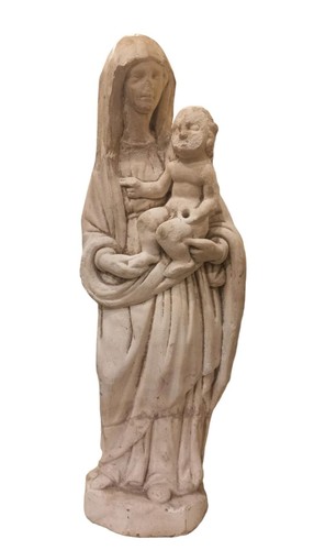 Scultura madonna con bambino - madonna,