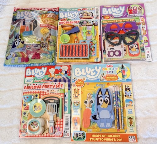 Bluey magazines set - bluey,