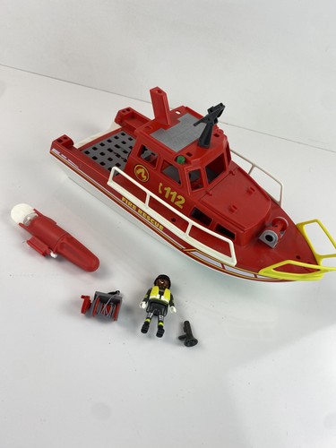 Playmobil vintage barca vigili
