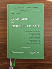 Compendio Di Procedura Penale