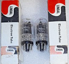 Due tubi per aspirazione 6DN7 Lindal NOS. TV-7D Testato - Combinerà la spedizione