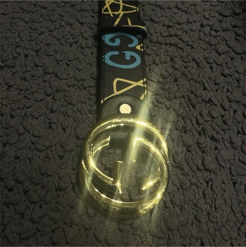 Cintura gucci con logo fibbia - cintura,