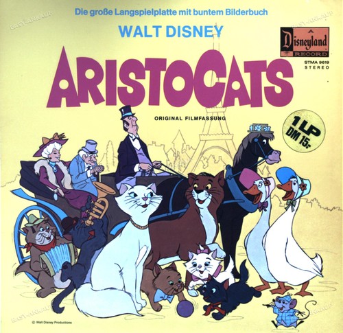 Walt disney aristocats - disney, lp