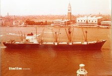 foto pubblicitaria su legno italia navigazione d'azeglio general cargo ship