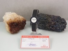 Omega Art Collection 1987 edizione limitata orologio da donna Ø circa 22 mm quarzo nero orologio da polso