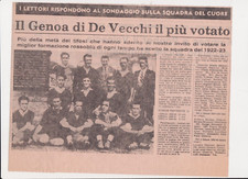 GENOA CALCIO DI DE VECCHI