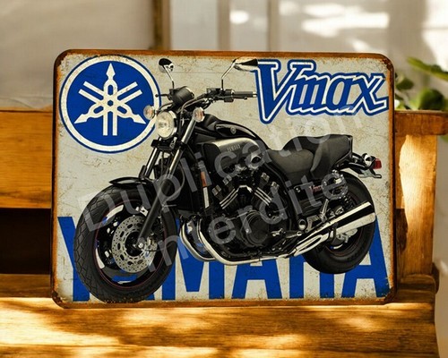 Plaque métal vintage - plaque, yamaha