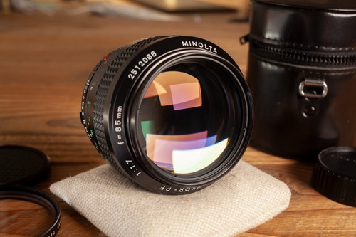 Minolta rokkor 85mm - mc,