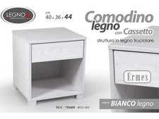 Comodino legno ermes - legno,