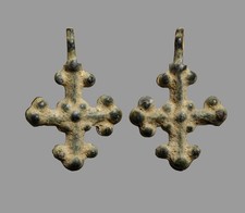 Ciondolo Croce Templare Bronzo