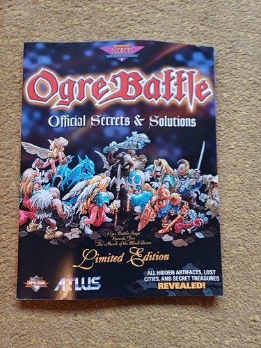 Ogre battle guide playstation - ogre,