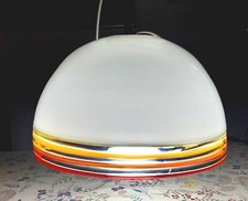 LEUCOS FEBO 1975 lampada a sospensione MURANO vetro PAMIO e TOSO