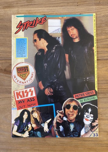 Rare vintage 1994 - kiss, strike