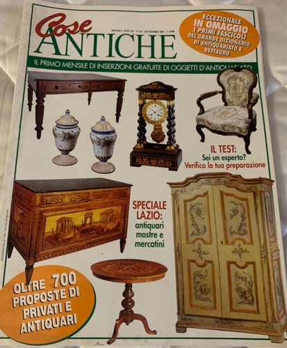 Mensile cose antiche - mensile, 2001