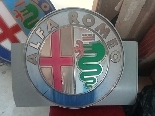 Insegna alfa romeo - alfa,