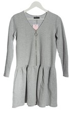 RESERVED Abito a maniche lunghe Donna Abito Taglia IT 40 grigio chiaro