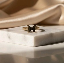 Anello sagoma farfalla oro