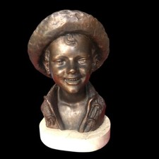 BUSTO IN BRONZO -FIRMATO DE