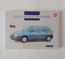 FIAT UNO - TURBO RACING  1993 USO E MANUTENZIONE STAMP. 603.06.483- 1/93