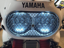 Headlight grill yamaha tenere xtz 750 quick install  ONLY , ONE SCREW METAL ZINC
