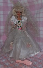 BARBIE ROMANTIC BRIDE 1992 MATTEL SPOSA ROMANTICA VINTAGE ANNI 90 BAMBOLA 