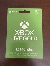 Xbox Live abbonamento oro 12