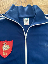 Rara Giacca Tuta Adidas Vintage Originale Anni 70 Replica Francia Rugby FFR